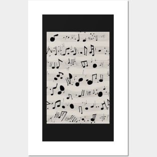 Musical Notes Pattern, perfect gift for all musicans and those who can't live without music #8 Posters and Art